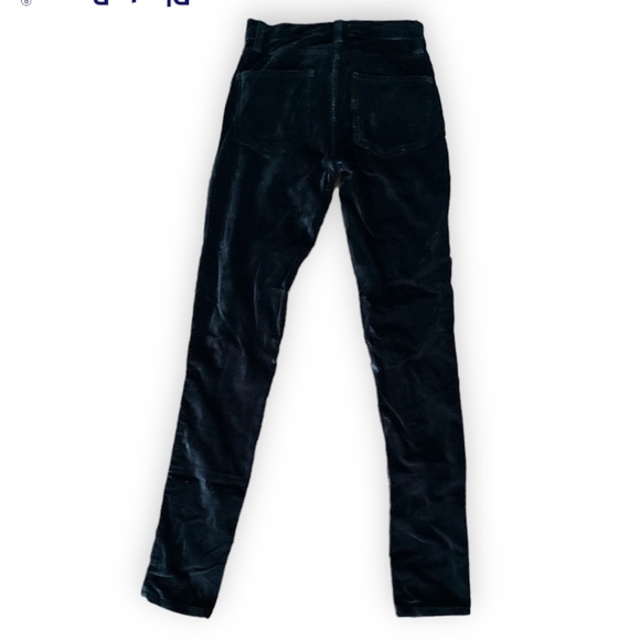 French Connection Black Velvet Slim pants - Picture 2 of 6